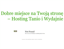 Tablet Screenshot of hosting-tanio.com